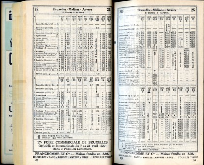 Ligne 25_2 (Horaire 1937)