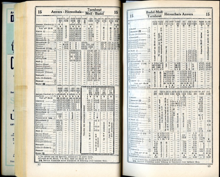 Ligne 15 - 2 (Horaire 1937)