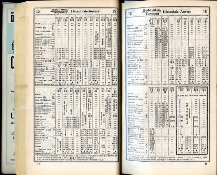 Ligne 15 - 3 (Horaire 1937)