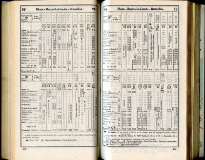 Ligne 96 - 3 (Horaire 1937)