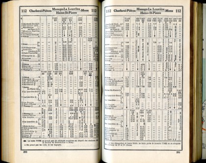 Ligne 112 (Horaire 1937)