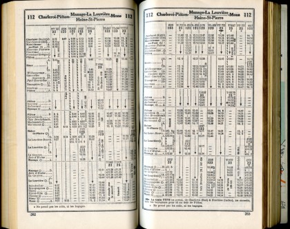 Ligne 112 (Horaire 1937)