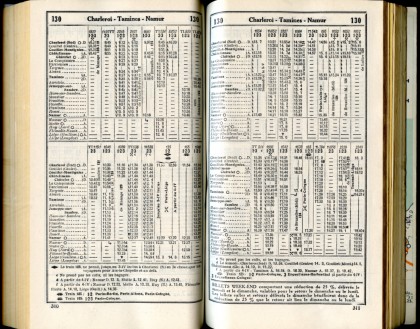 Ligne 130 (horaire 1937)