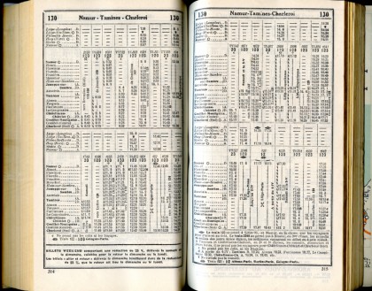 Ligne 130 (horaire 1937)