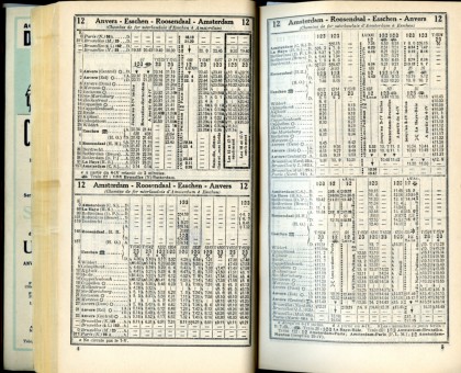 Ligne 12 (Horaire 1937)