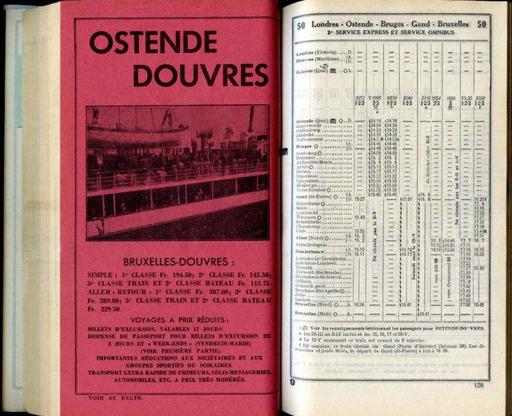 Ligne 50 _ 1 (Horaire 1937)