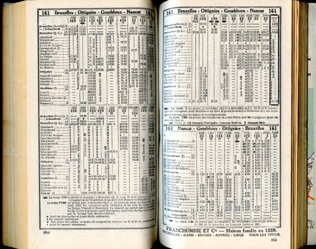 Ligne 161 _ 3 (Horaire 1937)