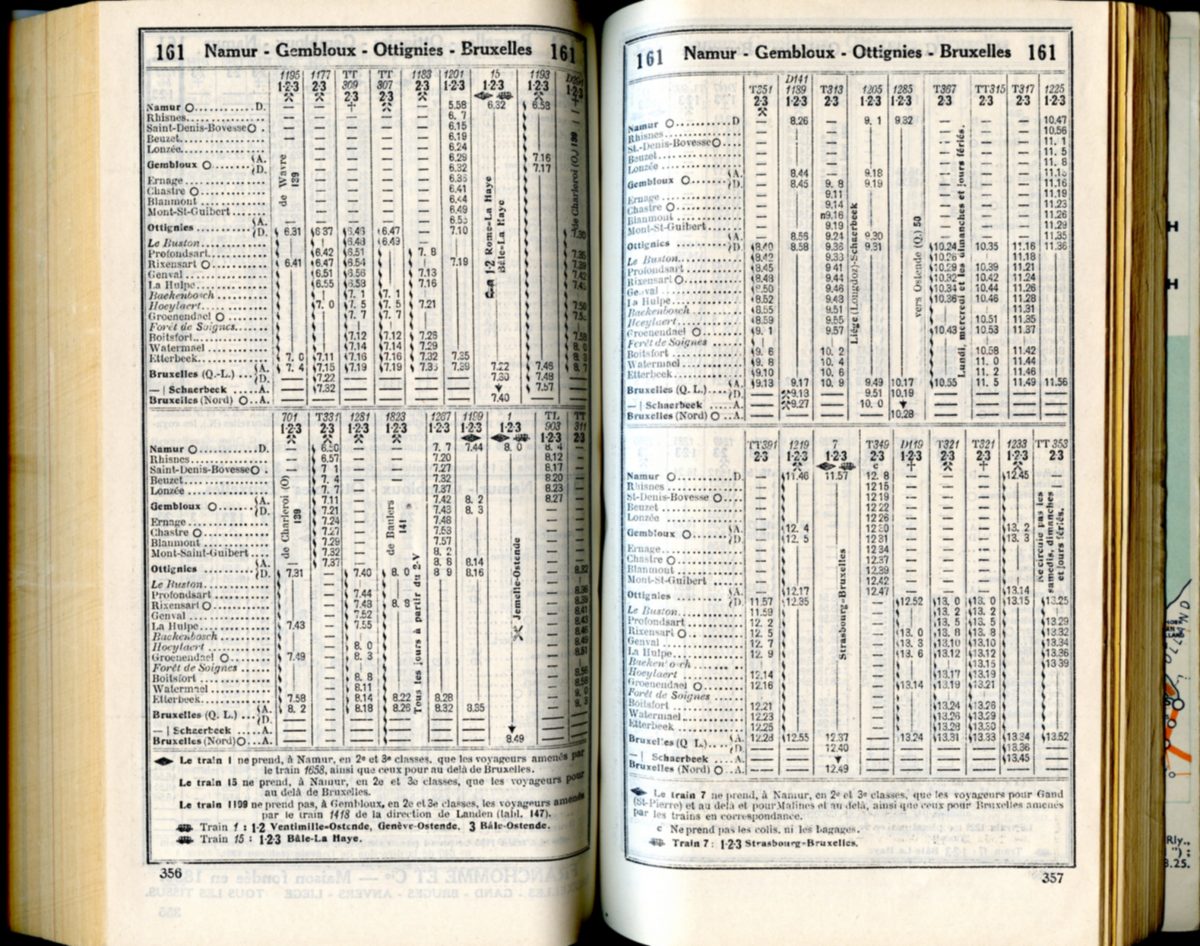 Ligne 161 _ 4 (Horaire 1937)