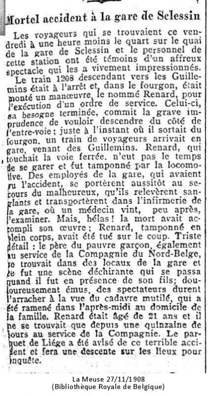 La Meuse 27/11/1908