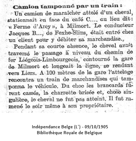 Indépendance Belge (L') - 09/10/1905 Bibliothèque Royale de Belgique