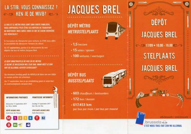 STIB : Portes ouvertes dépôt Jacques Brel